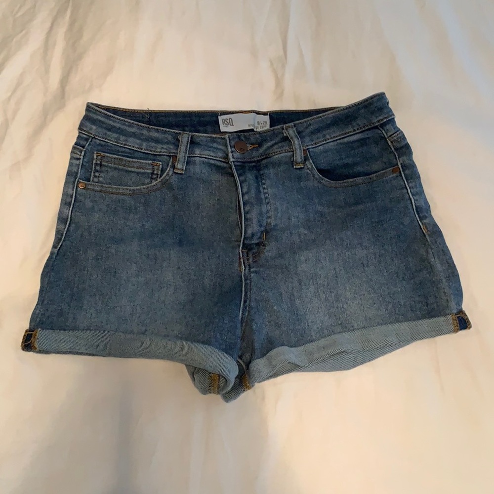 dark wash rsq shorts